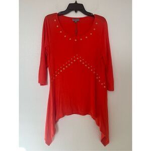 Joseph A Tapered 3/4 Sleeve Blouse